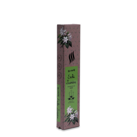 closeup of exotic jasmine floral incense stick