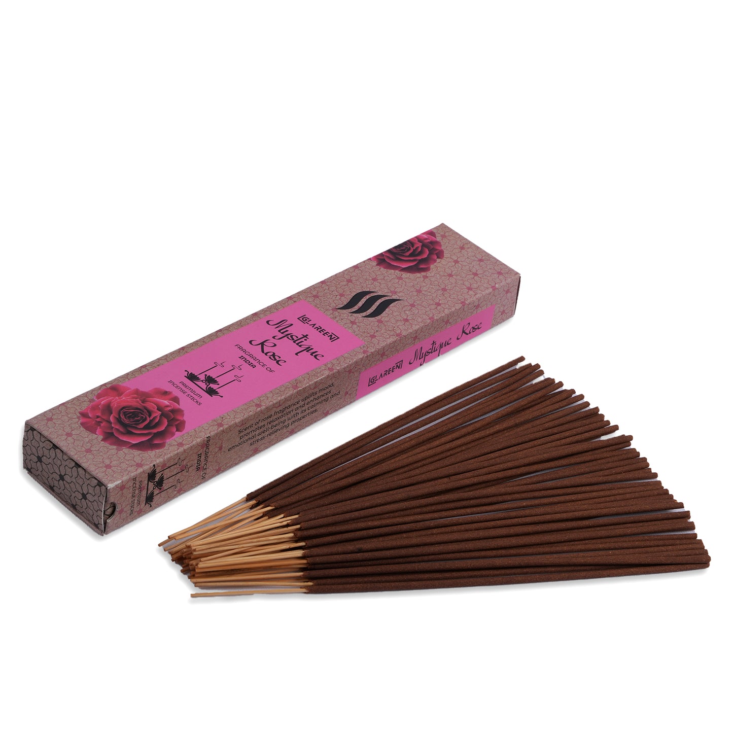 mystique rose incense sticks 50 pack pure rose agarbatti