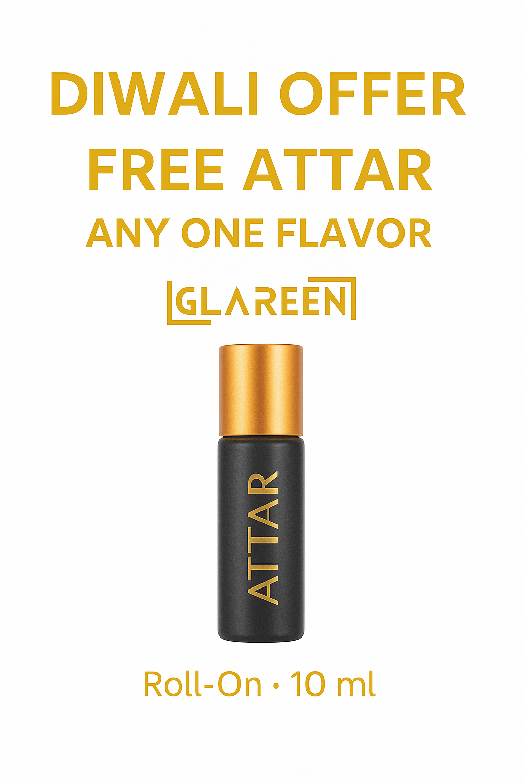 Free Attar with every order - Diwali offer