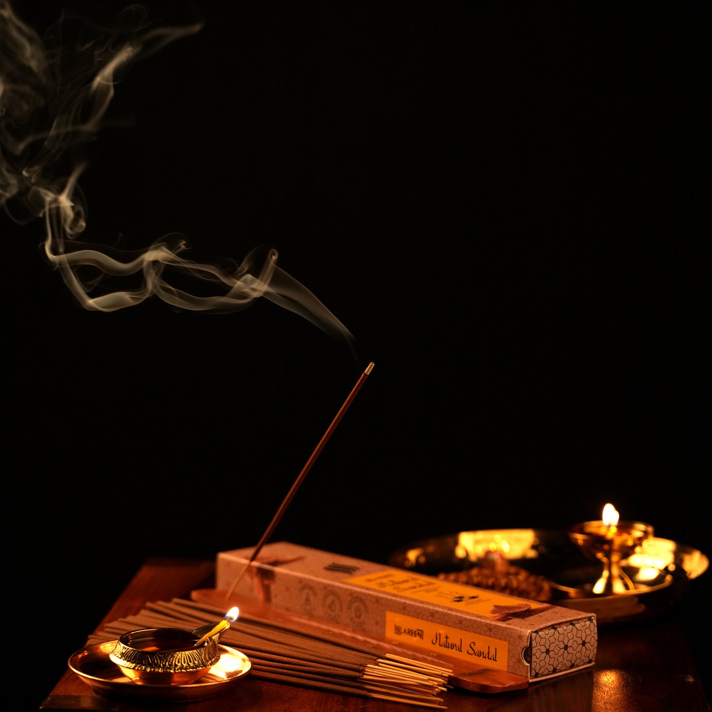 long-lasting burn of exotic jasmine incense sticks