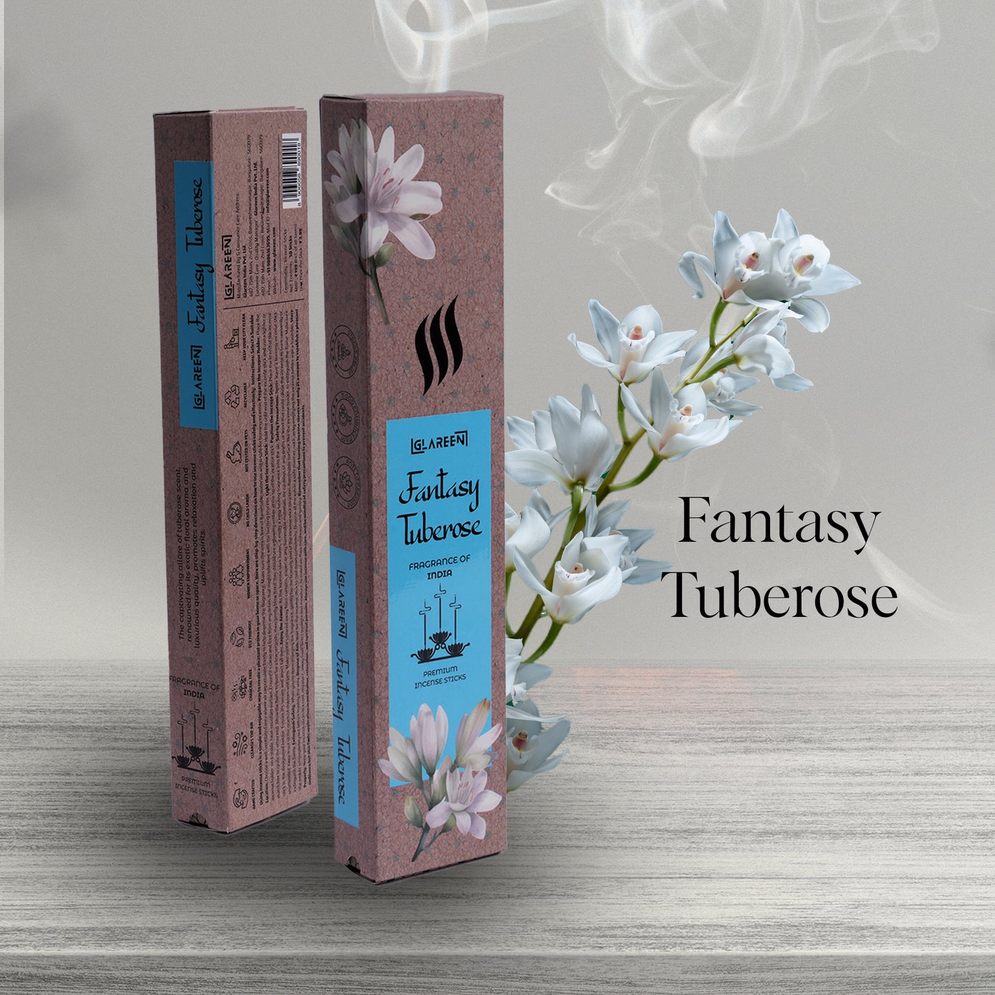 handcrafted natural tuberose rajnigandha incense stick
