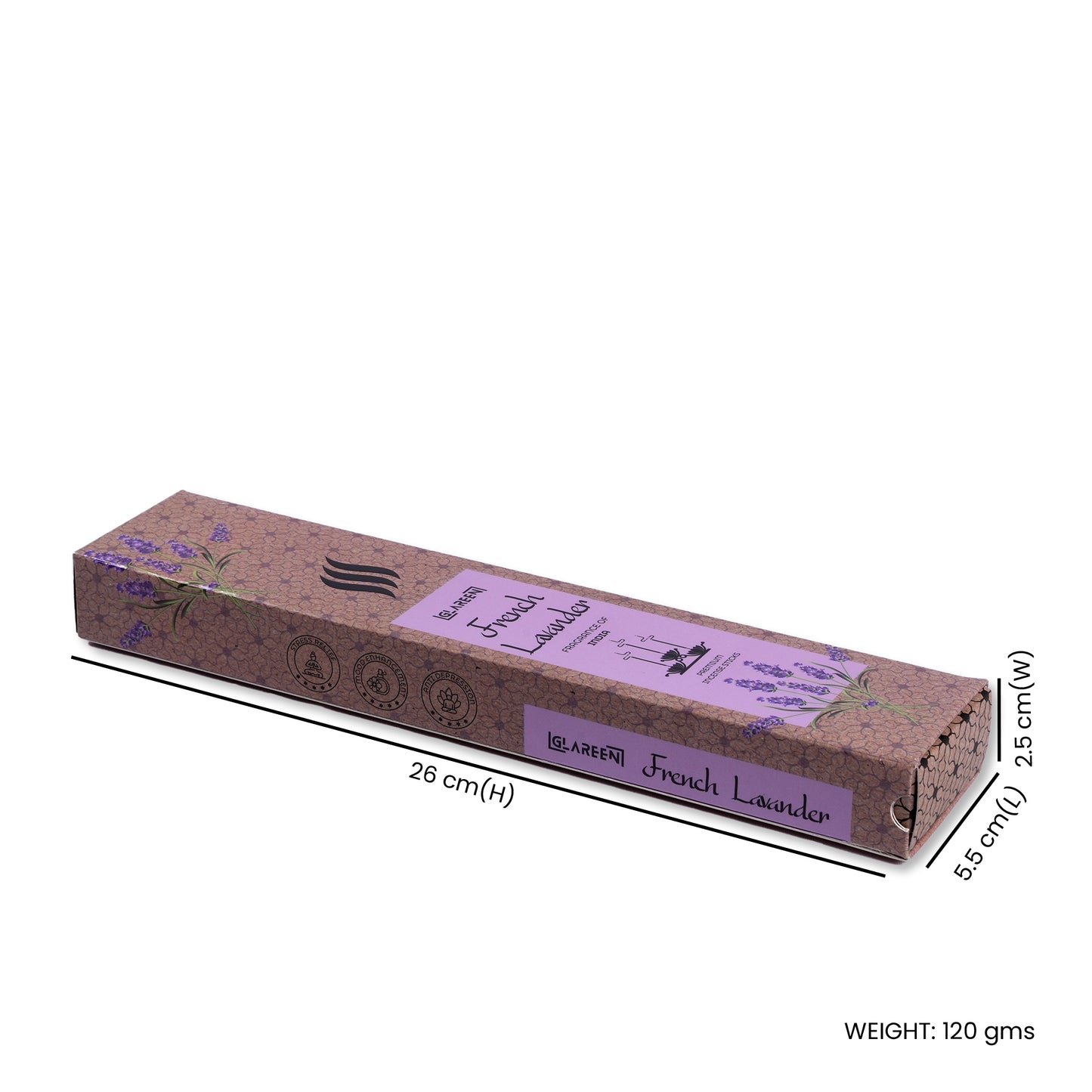 eco-friendly recyclable packaging for lavender incense sticks